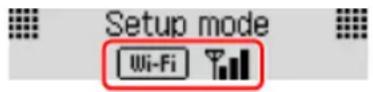 CANON Pixma TR4520 - Is the printer connected to the wireless router? - 1