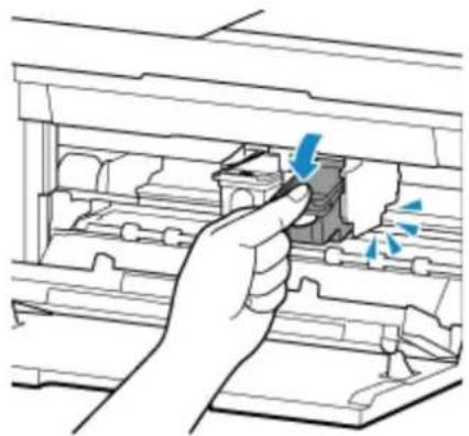 CANON Pixma TR4520 - Remove the empty FINE cartridge. - 1