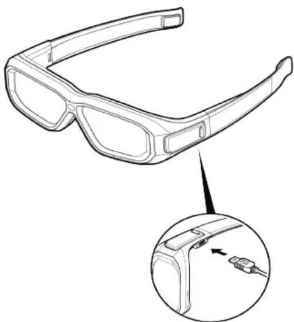 ACER G276HL - Charging the glasses - 2