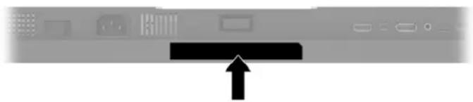 HP Z43 - Locating the serial number and product number - 1
