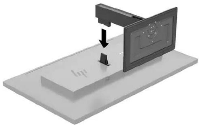 HP Z43 - Attaching the monitor stand - 3