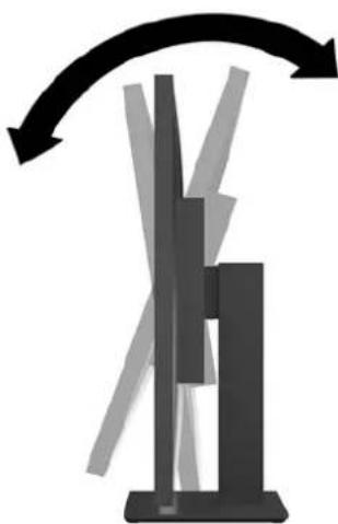 HP Z43 - Adjusting the monitor - 1