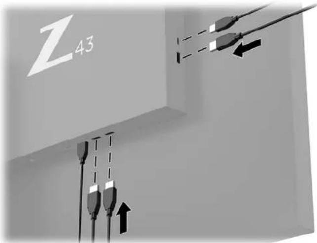 HP Z43 - Connecting USB devices - 2