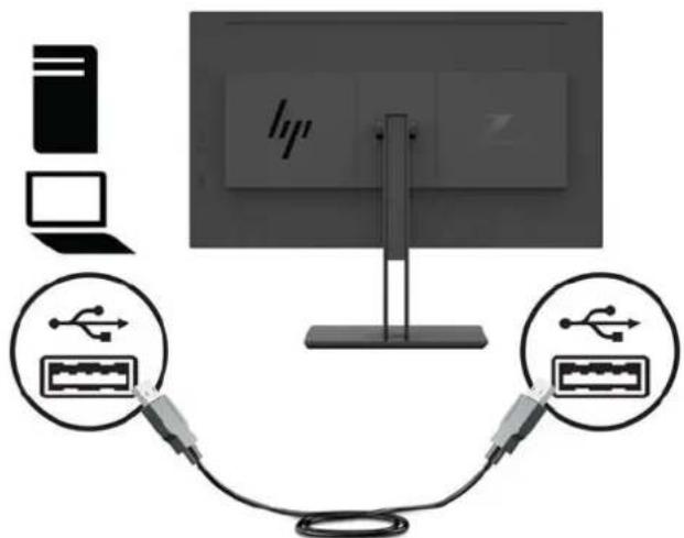 HP Z43 - Connecting the cables - 9