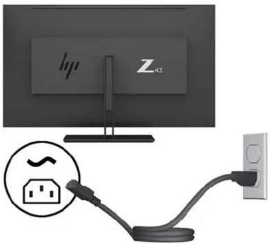 HP Z43 - Connecting the cables - 10