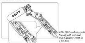 Deity V-Mic D3 - How to Use D-XLR(Only for Kit Version)? - 1
