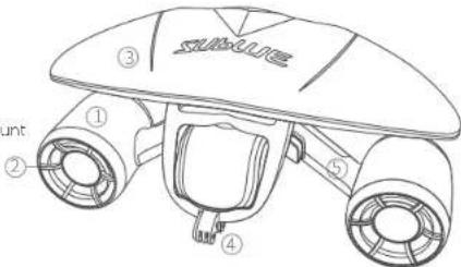 Sublue WhiteShark MixPro - ④ Name of Components - 1