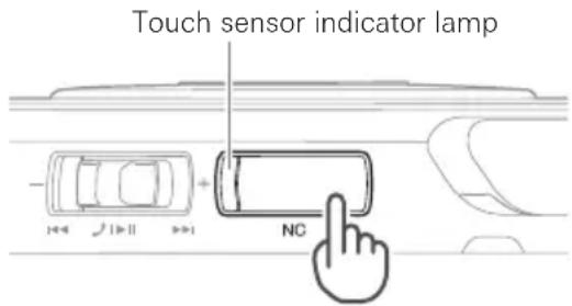Touch sensor indicator lamp - + NC