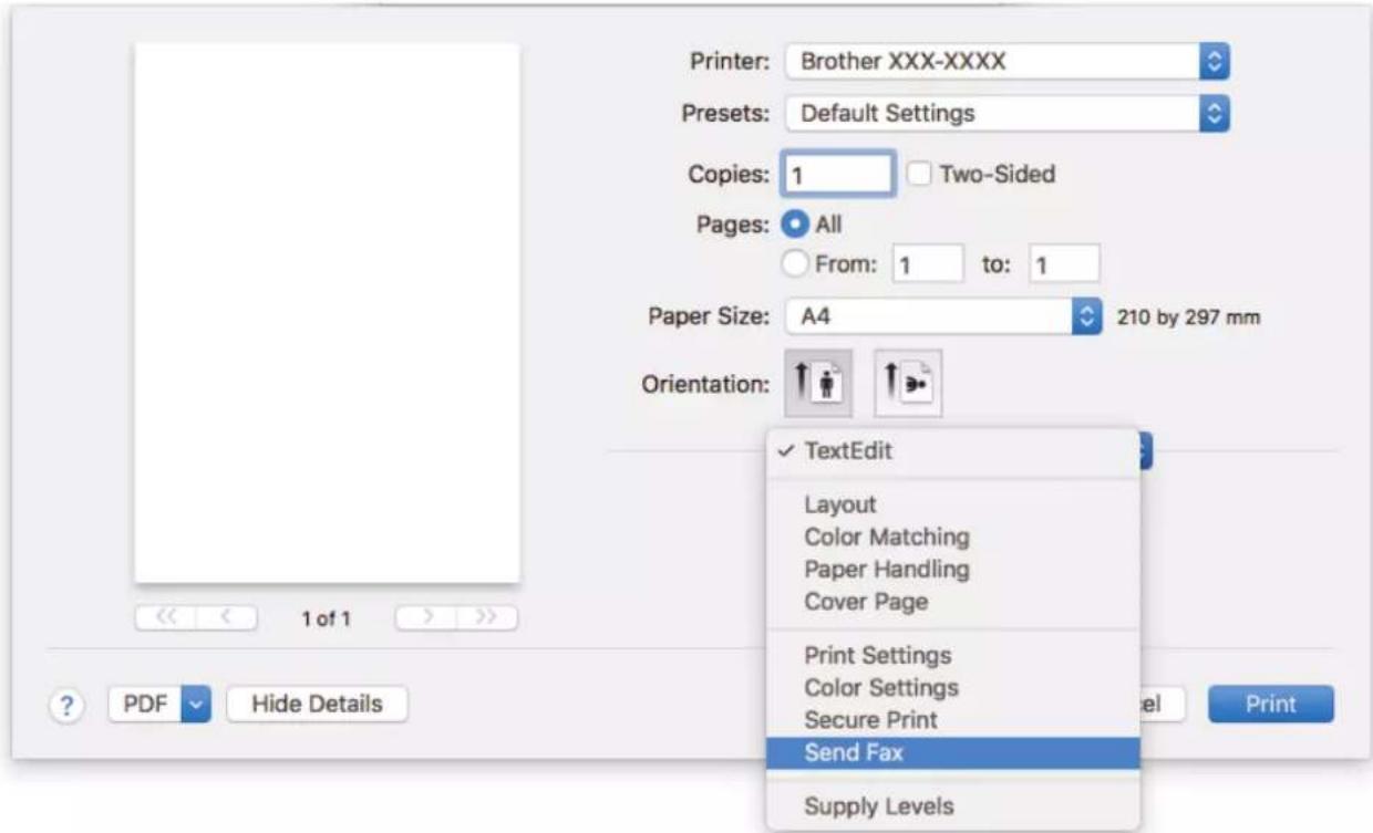 BROTHER HL-L3290CDW - Send Faxes from Your Application (Mac) - 1