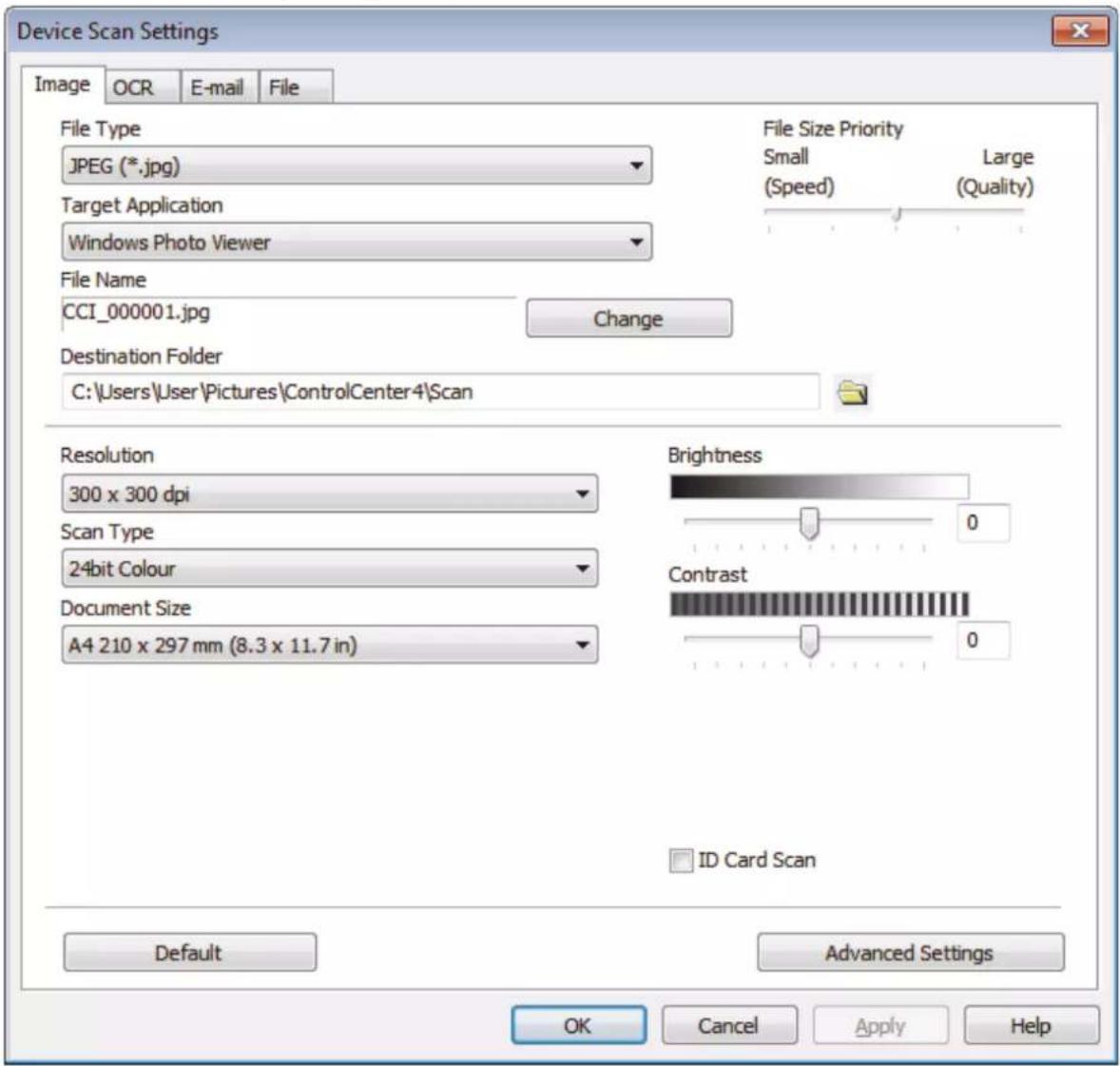 BROTHER HL-L3290CDW - Change Scan Button Settings from ControlCenter4 (Windows) - 1
