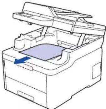 BROTHER HL-L3290CDW - Paper is Jammed in the Output Paper Tray - 2