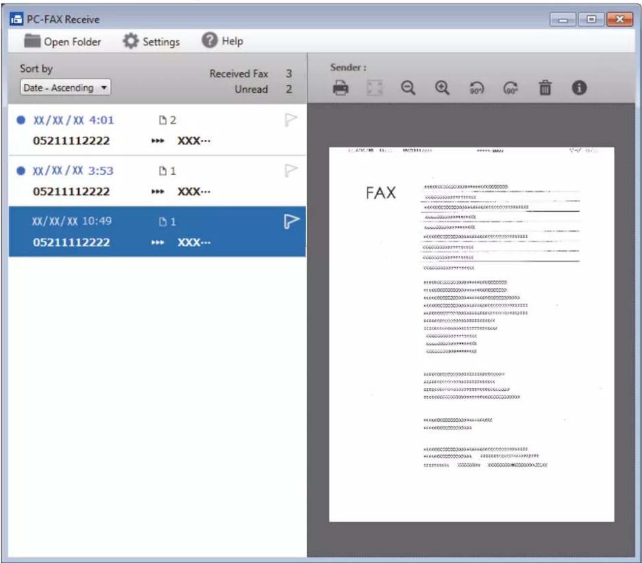 BROTHER HL-L3290CDW - View Received PC-FAX Messages (Windows) - 4