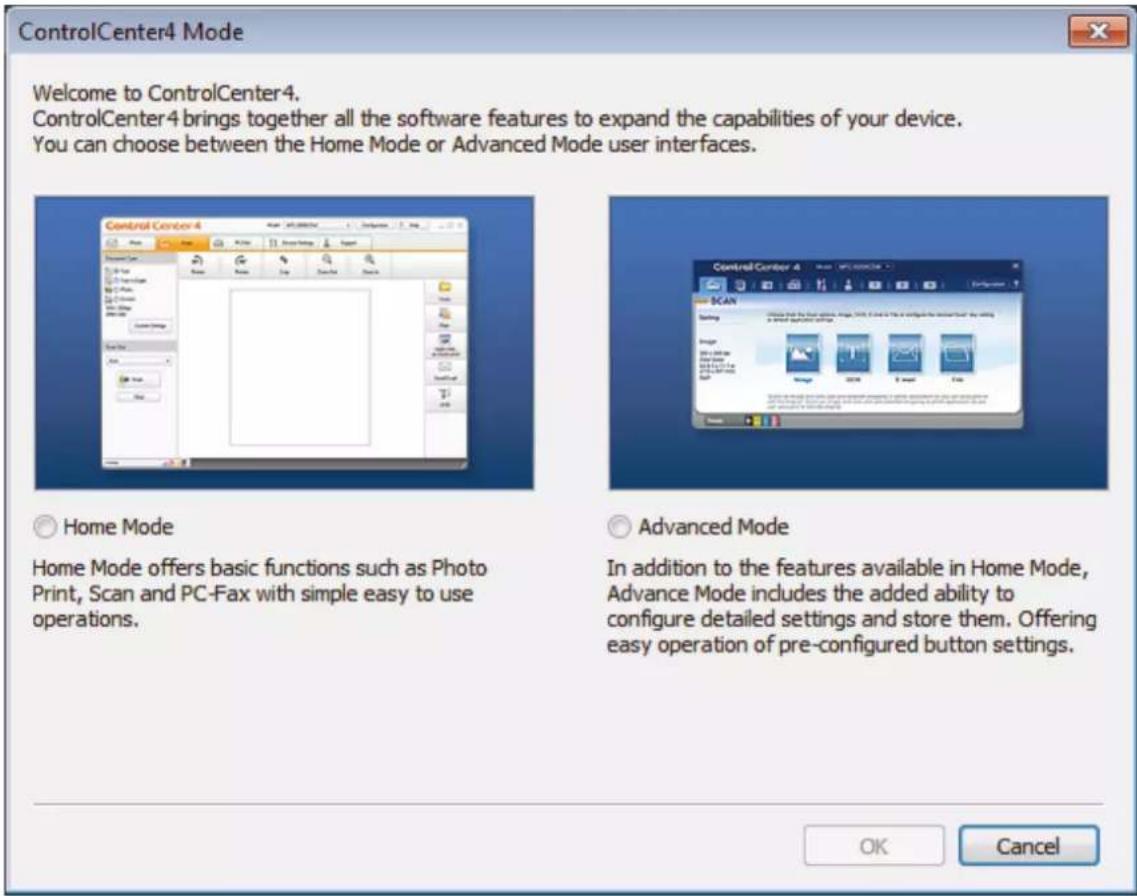 BROTHER HL-L3290CDW - Change the Operation Mode in ControlCenter4 (Windows) - 3