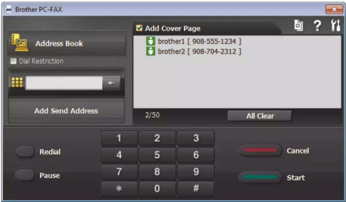 BROTHER HL-L3290CDW - Send a Fax Using PC-FAX (Windows) - 1