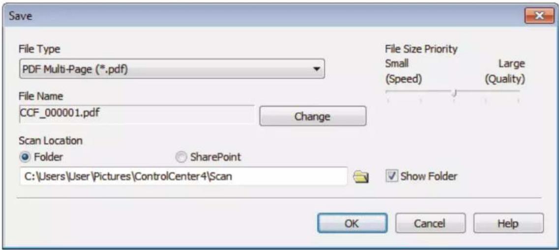 BROTHER HL-L3290CDW - Save Scanned Data to a Folder as a PDF File Using ControlCenter4 Home Mode (Windows) - 2