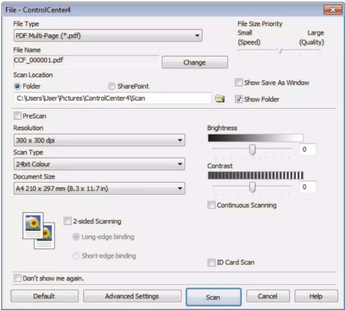 BROTHER HL-L3290CDW - Click the File button. - 1