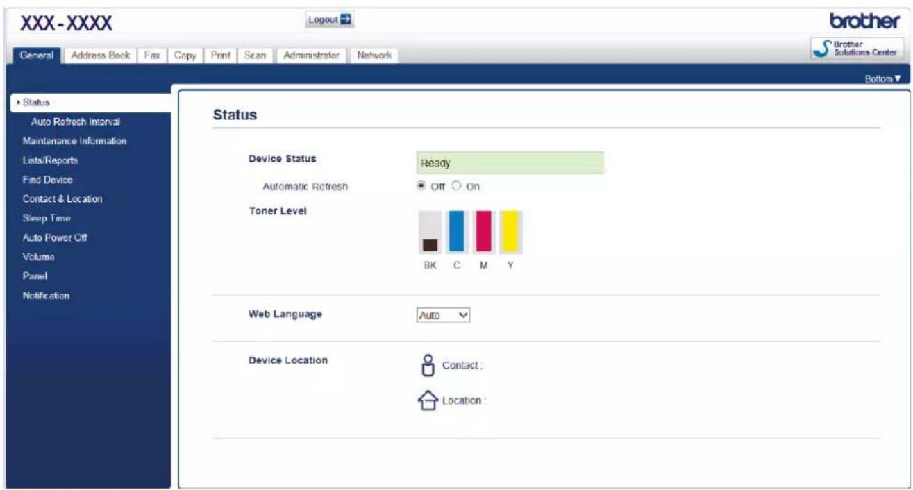 BROTHER HL-L3290CDW - What is Web Based Management? - 2