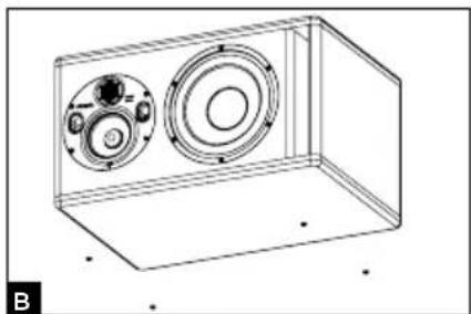 FOCAL Trio11 Be - Positionnement des plots caoutchouc - 1