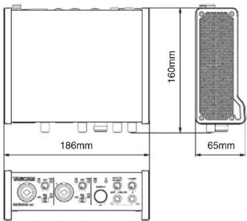 TASCAM SERIES 102i - Dimensioni - 1