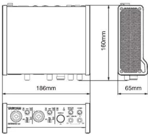 186mm 160mm 65mm