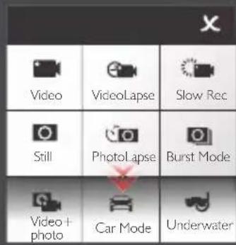 SJCAM SJ6 Legend - The Modes Screen - 1