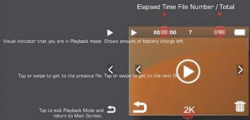 SJCAM SJ6 Legend - The Playback Screen - 1
