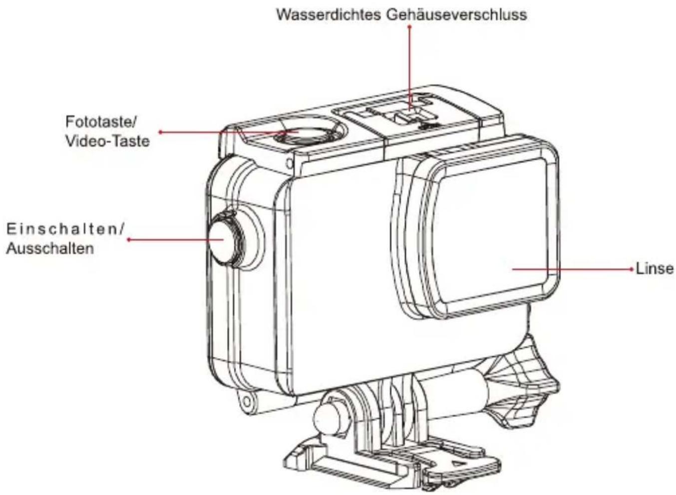 SJCAM SJ8 Air - Produktschema (Rückseite) - 2