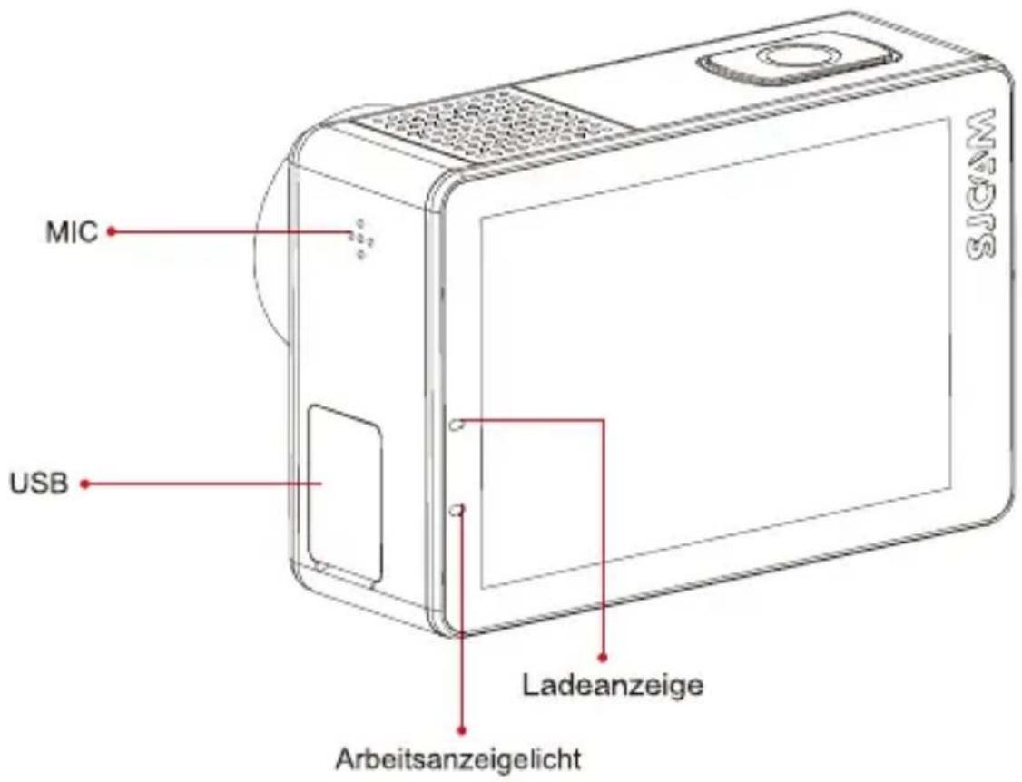 SJCAM SJ8 Air - Produktschema (Rückseite) - 1