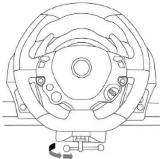 THRUSTMASTER TX Racing Wheel Servo Base - Attaching the racing wheel to a table or a desktop - 5