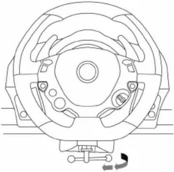 THRUSTMASTER TX Racing Wheel Servo Base - Attaching the racing wheel to a table or a desktop - 4
