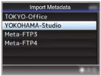 Import Metadata TOKYO-Office YOKOHAMA-Studio Meta-FTP3 Meta-FTP4