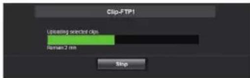 Clip-FTP1 Uploading selected clips Rename 2 min Stop