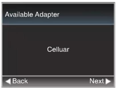 Available Adapter Celluar Back Next