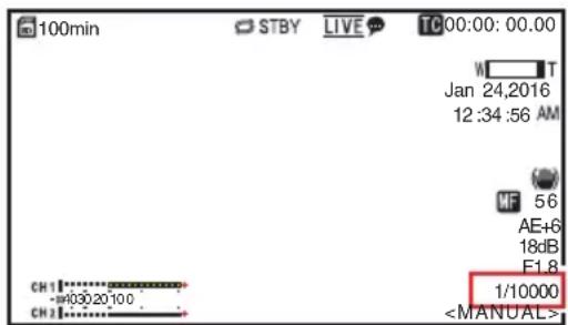 100min STBY LIVE TC 00:00:00.00 Jan 24,2016 12:34:56 AM WF 56 AE+6 18dB F1.8 CH1*************** 1/10000 -1900-20100 CH1***************