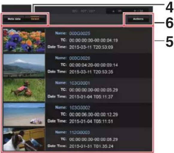 Data data Select Actions Name: 000G0025 TC: 00:00:00:00-00:00:04.19 Date Time: 2015-03-11 T20:53:09 Name: 000G0026 TC: 00:00:04:20-00:00:09:14 Date Time: 2015-03-11 T20:53:35 Name: 103G0001 TC: 00:00:00:00-00:00:05.29 Date Time: 2015-01-04 T05:11:37 Name: 103G0002 TC: 00:00:06:00-00:00:12.29 Date Time: 2015-01-04 T05:11:51 Name: 112G0003 TC: 00:00:09:00-00:00:08.29 Date Time: 2015-01-31 T01:35.24
