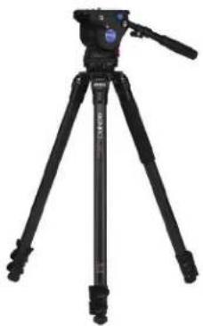 Benro A373F - BV4 75mm Video Tripod Kit - Carbon Fiber - 1