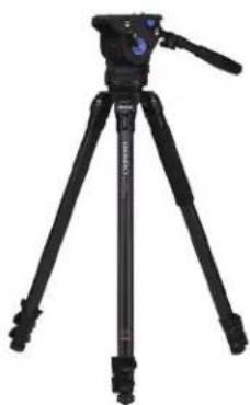 Benro A373F - BV6 75mm Video Tripod Kit - Carbon Fiber - 1