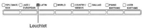 PGPS/BANCE/ JAZZ/ LATIN WORLD COUNTRY/ BALLAD PIAND USER ROCK EUROPEAN VARIOUS RHYTHMS RHYTHMS Leuchtet