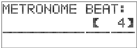 METRONOME BEAT: [ 4]