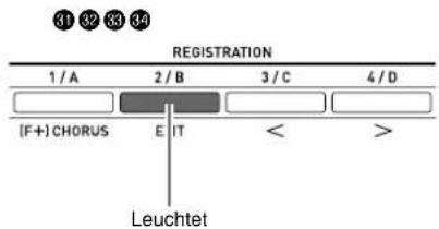 31 32 33 34 REGISTRATION 1/A 2/B 3/C 4/D (F+) CHORUS E IT < > Leuchtet