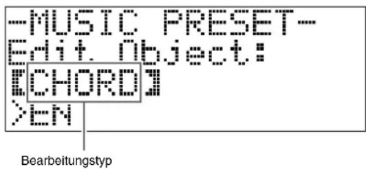 -MUSIC PRESET-- Edit. Object: ECHORD EN Bearbeitungstyp