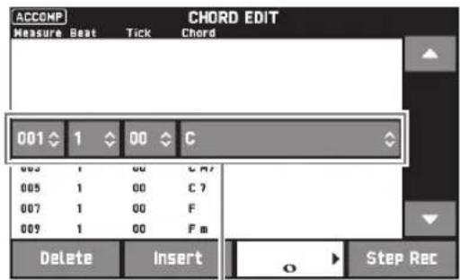 CASIO Privia PX-560 - Eine Akkordfolge bearbeiten - 1