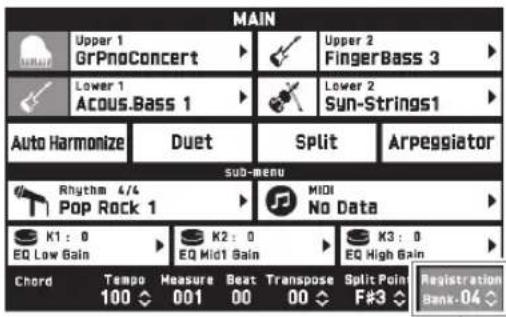 CASIO Privia PX-560 - Registrierungsdaten speichern - 2