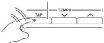 CASIO Privia PX-360 - Tempo durch Antippen einstellen (Tippeingabe) - 1