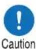 CANON REALiS WUX500 - Caution - 2