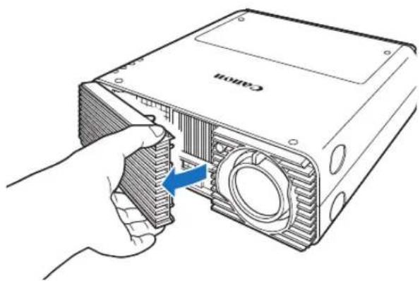 CANON REALiS WUX500 - Cleaning the Air Filter - 5