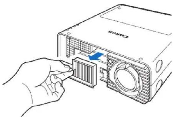 CANON REALiS WUX500 - Cleaning the Air Filter - 6