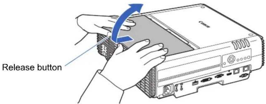 Release button