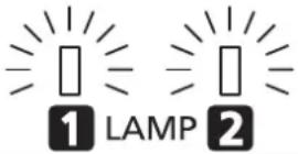 PANASONIC PT-DZ870U - When to replace the lamp unit - 1