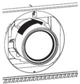 PANASONIC PT-DZ870U - Attaching the projection lens - 2